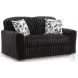 Midnight Madness Onyx Black Living Room Set