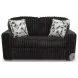 Midnight Madness Onyx Black Living Room Set