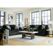 Midnight Madness Onyx Black Living Room Set