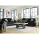 Midnight Madness Onyx Black Living Room Set