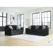 Midnight Madness Onyx Black Living Room Set