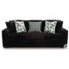 Midnight Madness Onyx Black Living Room Set