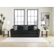 Midnight Madness Onyx Black Living Room Set