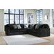Midnight Madness Onyx 5 Piece Modular Sectional