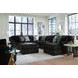 Midnight Madness Onyx 6 Piece Modular Sectional with Chaise