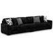 Midnight Madness Onyx Black 2 Piece Sectional