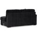Midnight Madness Onyx 3 Piece Modular Sectional