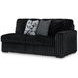 Midnight Madness Black 3 Piece Modular Sectional with Chaise