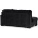 Midnight Madness Black 3 Piece Modular Sectional with Chaise