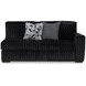 Midnight Madness Black 3 Piece Modular Sectional with Chaise