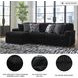Midnight Madness Onyx Black 2 Piece Sectional Sofa with LAF Chaise