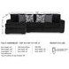 Midnight Madness Onyx Black 2 Piece Sectional Sofa with LAF Chaise