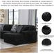 Midnight Madness Onyx Black 2 Piece Sectional Sofa with RAF Chaise