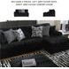 Midnight Madness Onyx Black 2 Piece Sectional Sofa with RAF Chaise