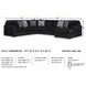 Midnight Madness Onyx Black 4 Piece Sectional with RAF Chaise