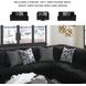 Midnight Madness Onyx Black 3 Piece Sectional