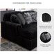 Midnight Madness Onyx Black Super Chaise