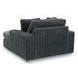 Midnight Madness Gunmetal Oversized Chaise
