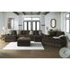 Midnight Madness Chocolate Brown 3 Piece Sectional with Chaise