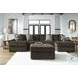 Midnight Madness Chocolate Brown 3 Piece Sectional with Chaise