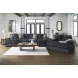 Midnight Madness Gunmetal 4 Piece Double Chaise Sectional