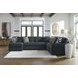 Midnight Madness Gunmetal 4 Piece LAF Chaise Sectional