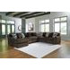 Midnight Madness Chocolate 6 Piece Modular Sectional with Chaise