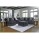 Midnight Madness Gunmetal 6 Piece Sectional with Chaise
