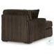Midnight Madness Chocolate Brown 3 Piece Sectional with Chaise