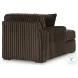 Midnight Madness Chocolate Brown Super Chaise
