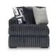 Midnight Madness Gunmetal 4 Piece Double Chaise Sectional
