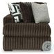 Midnight Madness Chocolate Brown 3 Piece Sectional with Chaise