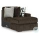 Midnight Madness Chocolate Brown 3 Piece Sectional with Chaise