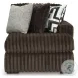 Midnight Madness Chocolate Brown Super Chaise