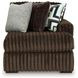Midnight Madness Chocolate 2 Piece Modular Sectional with Chaise