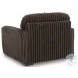 Midnight Madness Chocolate Living Room Set