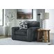 Midnight Madness Gunmetal Oversized Chair