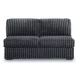 Midnight Madness Gunmetal Sectional
