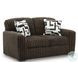 Midnight Madness Chocolate Living Room Set