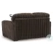Midnight Madness Chocolate Living Room Set