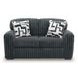 Midnight Madness Gunmetal Living Room Set
