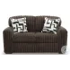 Midnight Madness Chocolate Living Room Set