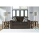 Midnight Madness Chocolate Loveseat
