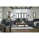 Midnight Madness Gunmetal Living Room Set
