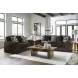 Midnight Madness Chocolate Living Room Set