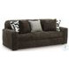 Midnight Madness Chocolate Living Room Set
