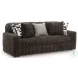 Midnight Madness Chocolate Living Room Set