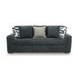 Midnight Madness Gunmetal Living Room Set