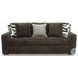 Midnight Madness Chocolate Living Room Set