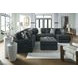 Midnight Madness Gunmetal 5 Piece Chaise Sectional